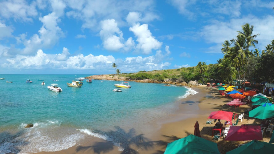 The beautiful and small beach of "Calhetas"