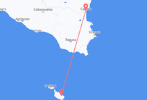 Catania to Valletta