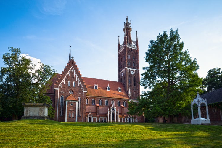 Photo of St. Petri Church in Woerlitz, Dessau, Saxony-Anhalt, Germany .