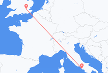 Vols de Londres à Naples