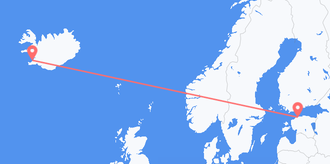 Iceland to Estonia