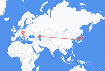 Sendai to Zagreb
