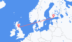 Flights from Scotland to Finland