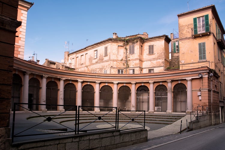 Photo of Piazza episcopate in Chieti ,Italy.