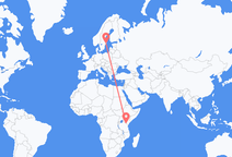 Flights from Mount Kilimanjaro to Stockholm