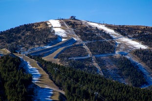 photo of ski resort on top of mountain. A place with a beautiful view in La Massana, Andorra.