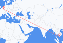 Flyg från Ca Mau Province till Luxemburg