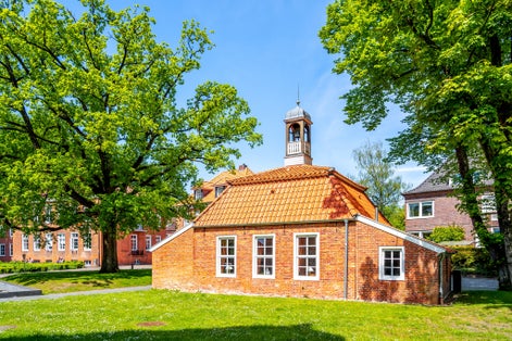 Public park in Aurich, North Sea, Germany