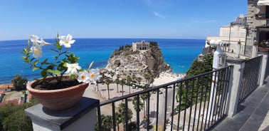 Photo of  view at the bay and port in Pizzo, Calabria, Italy.