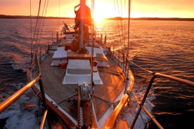 Lisbon: Daylight or Sunset on a Vintage Sailboat