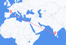 Vols de Coimbatore pour Andorre-la-Vieille