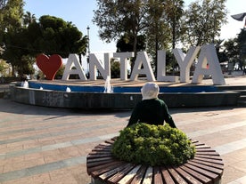 Harbor in the old city of Antalya Kaleici Old Town. Antalya, Turkey.