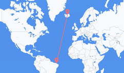 Flights from Fortaleza to Akureyri
