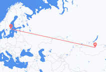 Vols d’Oulan-Bator à Stockholm
