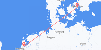 the Netherlands to Denmark