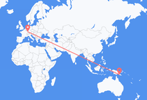 Port Moresby to Strasbourg