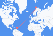 Vluchten van Port of Spain naar Bardufoss