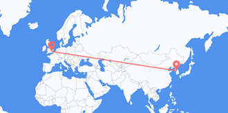 Авиаперелеты из Южной Кореи в Соединенное Королевство