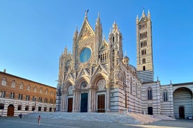 San Gimignano, Siena, Monteriggioni, Chianti-päiväretki lounaalla ja viininmaistelulla