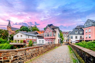 Photo of Dortmund city centre aerial panoramic view in Germany.