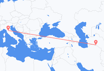 Flug frá Ashgabat til Flórens