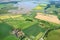 Southwold Maize Maze, Reydon, East Suffolk, Suffolk, East of England, England, United Kingdom