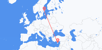 Cyprus to Sweden
