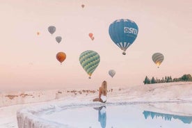 From Antalya: Pamukkale Hot Air Balloon Flight with Lunch