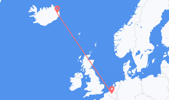 Flights from Brussels to Egilsstaðir