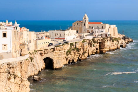 Photo of aerial scenic summer view of beautiful Foggia, Puglia (Apulia), Italy.