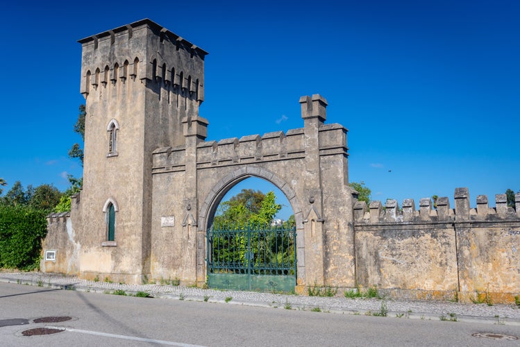 Historic architecture in Figueira da Foz city, Coimbra District of Portugal