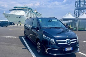 Traslado privado desde la terminal de cruceros de Rávena al aeropuerto de Bolonia