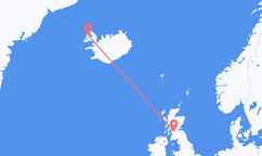 Flights from Glasgow to Ísafjörður
