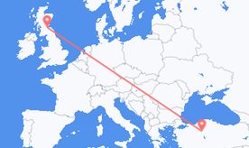 Flüge von Schottland nach die Türkei