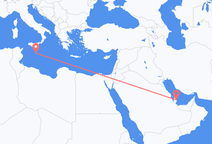 Doha to Valletta