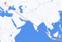 Flyrejser fra Denpasar, Indonesien til Satu Mare, Rumænien