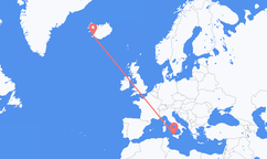 Flights from Palermo to Reykjavík