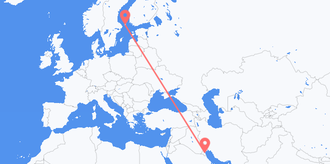 Voli dal Kuwait alle Isole Åland