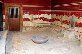 Knossos-palasset og det arkeologiske museet i Heraklion (med overføring)