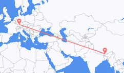 Flights from Paro to Stuttgart