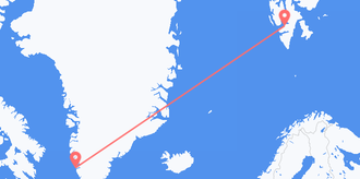 Flyrejser fra Grønland til Svalbard & Jan Mayen