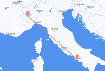 Flights from Turin to Naples