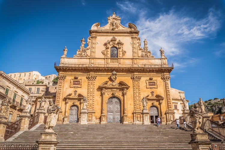 Photo of Cathedral of San Pietro in Modica, Ragusa, Sicily, Italy.