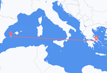 アテネからイビサ島行きの便
