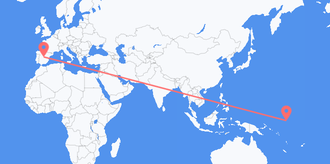 Flights from Nauru to Spain