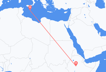 Addis Ababa to Valletta