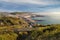 photo of the magnificent views from the top of Constitution Hill of Aberystwyth in Wales, UK.