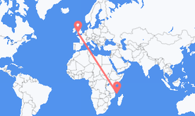 Flights from Comoros to Wales