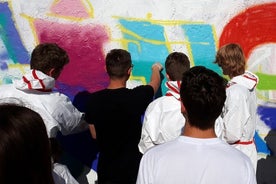 Open graffiti workshop in the Mauerpark in Berlin