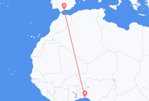 Flights from Lagos to Málaga